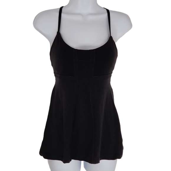 🍒 LULULEMON BLACK Top Sexy Back - Picture 1 of 2